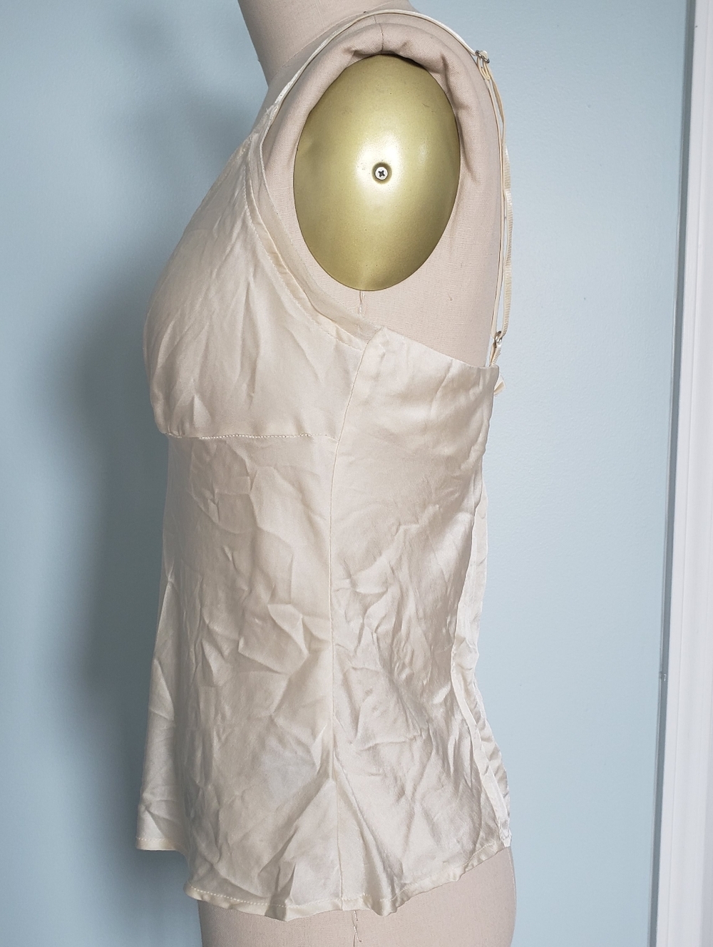 Silk Ivory Camisole, M - Picture 7 of 10